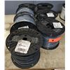 Image 1 : Qty 7 Spools 11-58-? Black 12 AWG Stranded Copper THHN Wire (500' per spool)