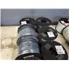 Image 4 : Qty 7 Spools 11-58-? Black 12 AWG Stranded Copper THHN Wire (500' per spool)