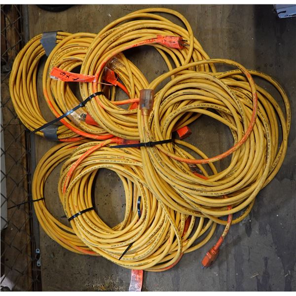 Qty 6 Coils E217996 (UL) SJTW VW-1 Heavy Duty Extension Cords