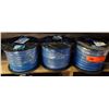 Image 1 : Qty 3 Spools 12 AWG Blue Stranded THHN Wire (500' per spool)