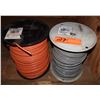 Image 1 : Qty 2 Spools Wire: Orange & Gray (Partial)
