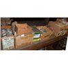 Image 1 : Contents of Shelf:  Pipe Clamps, One Hole Clamps, Locknuts, etc