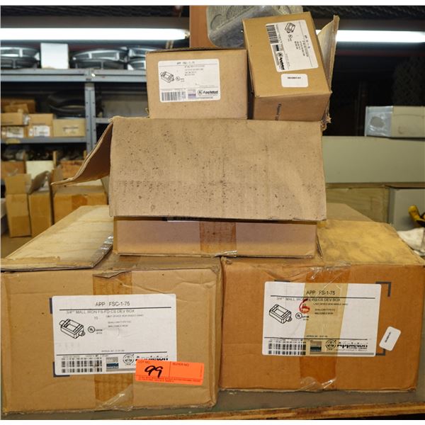 Multiple Boxes Appleton APP FSC-1-75 SC Heavy Duty Shallow Device Boxes