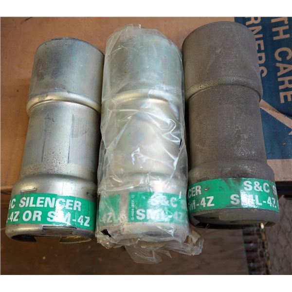Qty 3 S&C SML-4Z Silencers