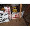 Image 2 : Misc Signs: Bus Parking, Warriors for Warriors Water, Run or Dye Water, etc