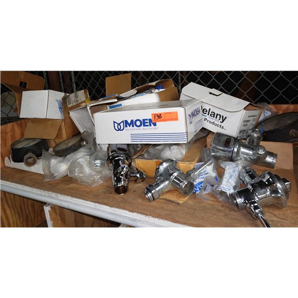 Multiple Moen Faucet Heads, Gauges, etc