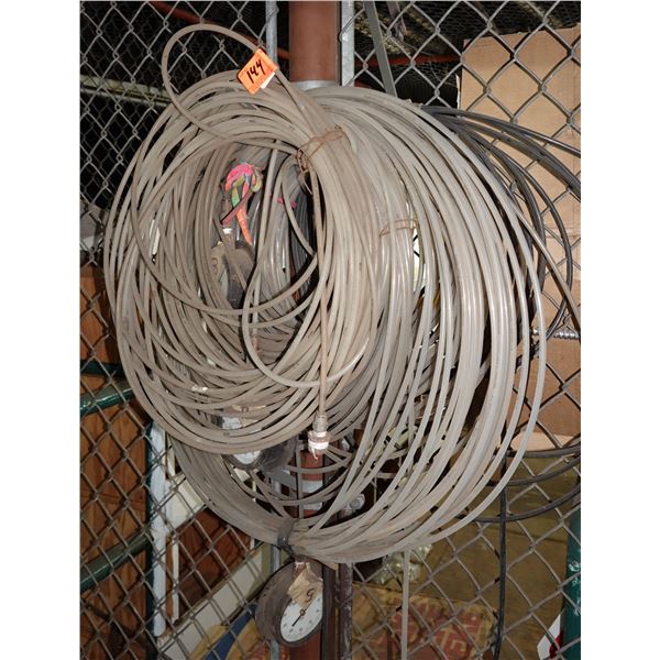 Multiple Coils Misc Hose w/ Some Fittings & Gauges