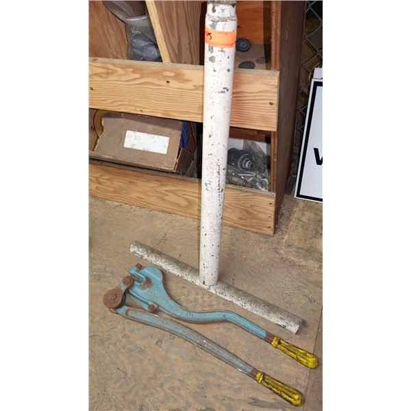 Shut-Off Tool w/ Sheet Metal Hole Punch