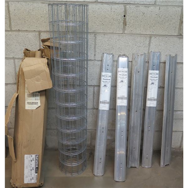 Multiple Battalion Threshold Adjustable w/ Vinyl Inserts, Polar Plastics Polyethylene Film & Metal W