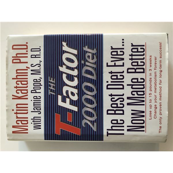Martin Katahn, Ph.D The T-Factor 2000 Diet Hardcover Book