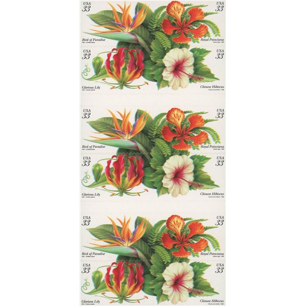 Tropical Flowers Full Stamp Book