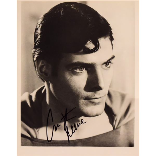 Superman Christopher Reeve signed movie photo