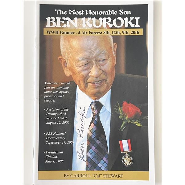 WW2 Ben Kuroki signed pamphlet