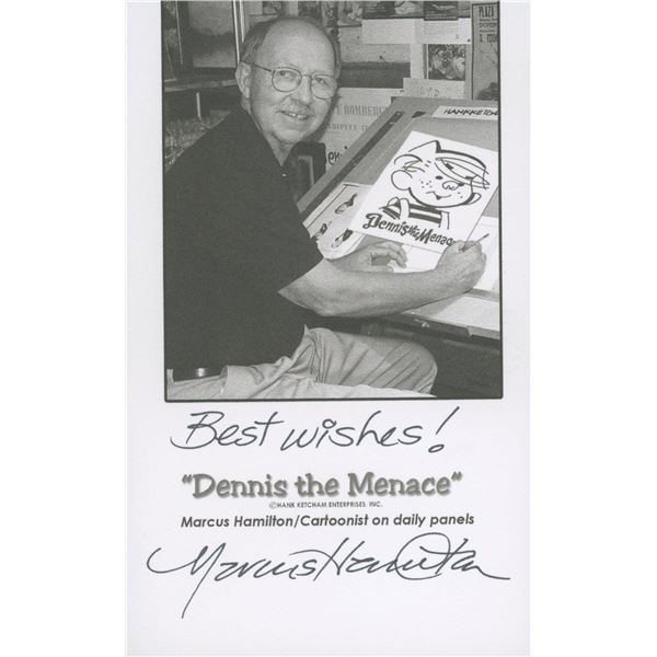 Dennis the Menace Marcus Hamilton signed photo