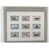 Image 1 : USPS Bi-Color Re-Issue of 1898 Trans Mississippi Sheet of Nine Stamps
