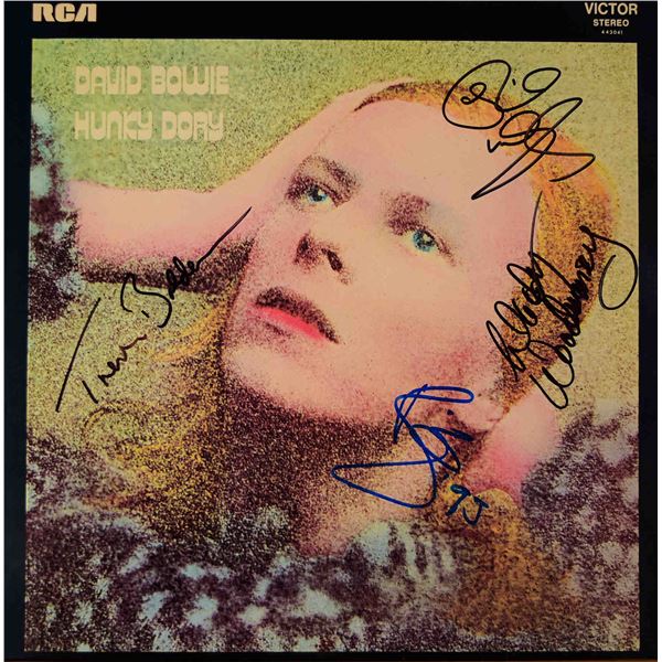 David Bowie signed Hunky Dory album