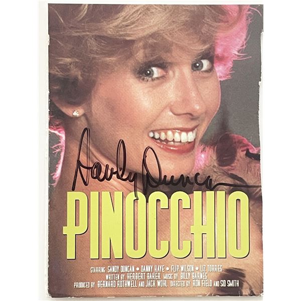 Sandy Duncan signed photo