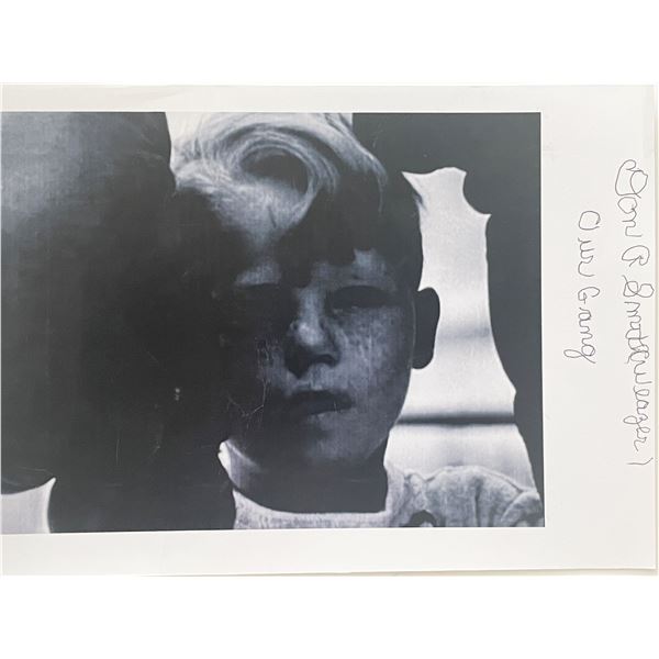 Our Gang signed photo