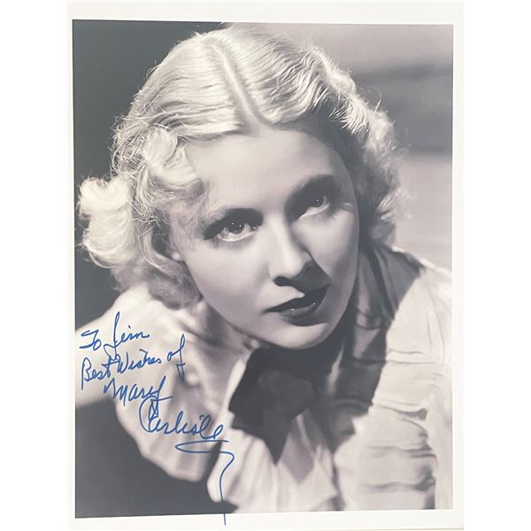 Mary Carlisle signed photo