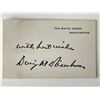 Image 1 : 34th US President Dwight Eisenhower printed signature