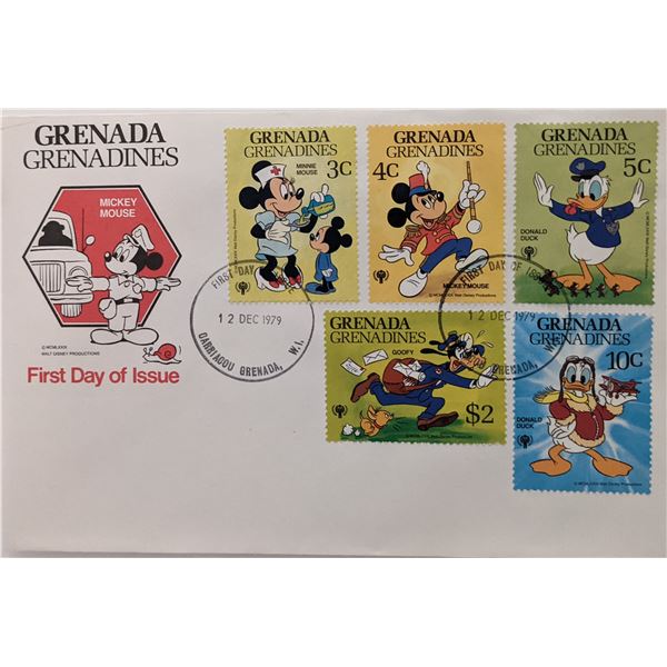 Grenada 1979 Mickey Mouse First Day Cover