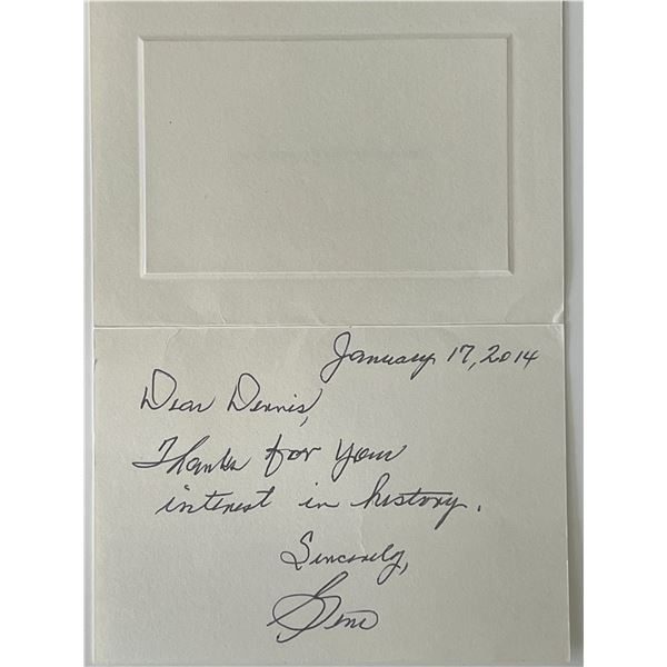 JFK assassination Gene Boone signed card