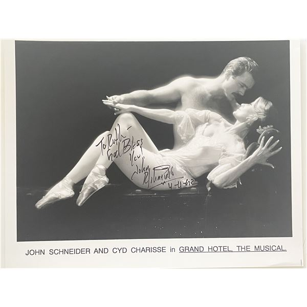 Grand Hotel John Schneider signed photo