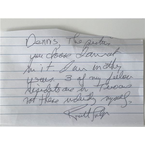 signed note