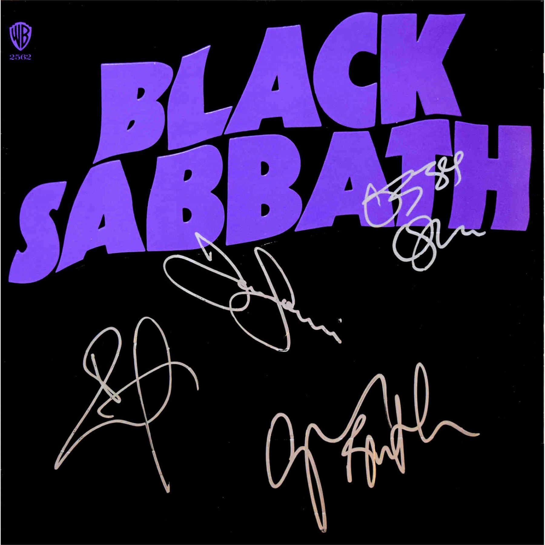 Black Sabbath signed Master Of Reality album
