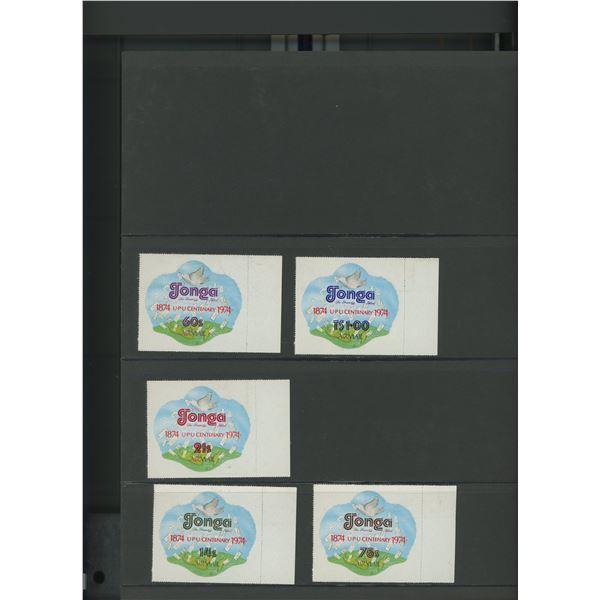 Tonga 1974 UPU Centenary Airmail Stamps