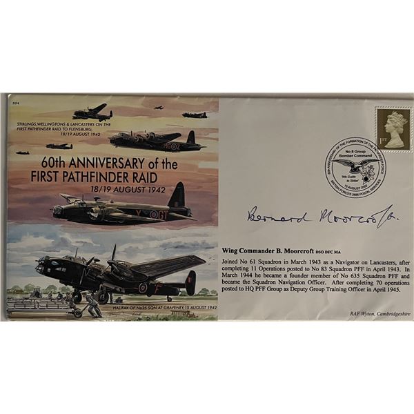 Bernard Moorecroft signed FDC. 5x9 inches