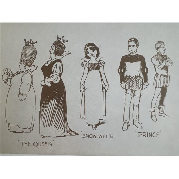 Snow White unsigned postcard