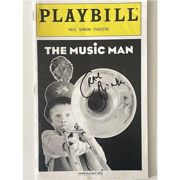 The Music Man Craig Bierko signed playbill