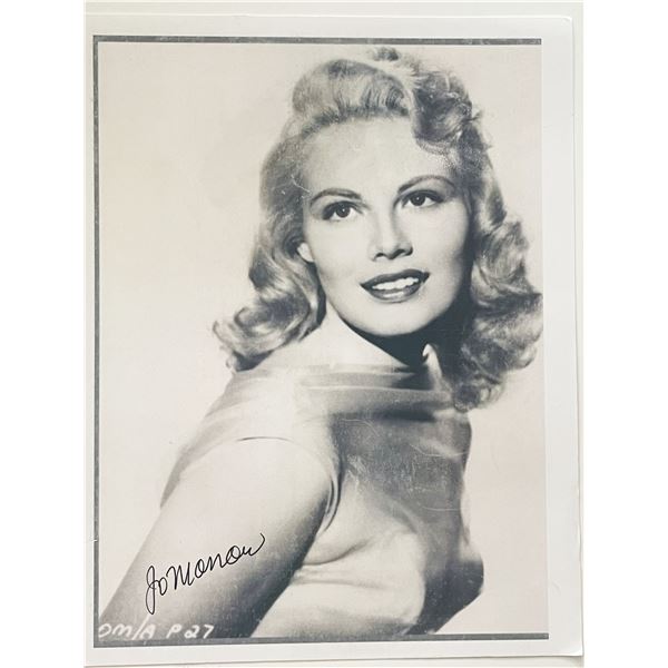 Jo Morrow signed photo