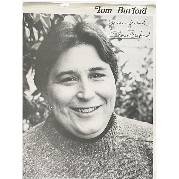 Tom Burford signed photo
