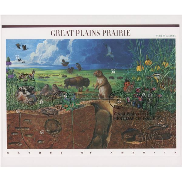 Great Plains Prairie First Day Cover