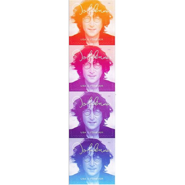 John Lennon USA Stamp Sheet