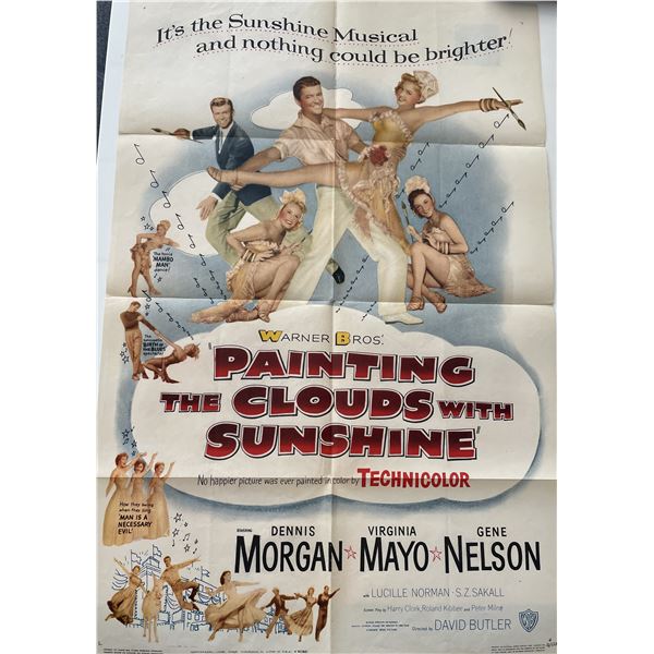 Painting the Clouds with Sunshine 1951 vintage movie poster