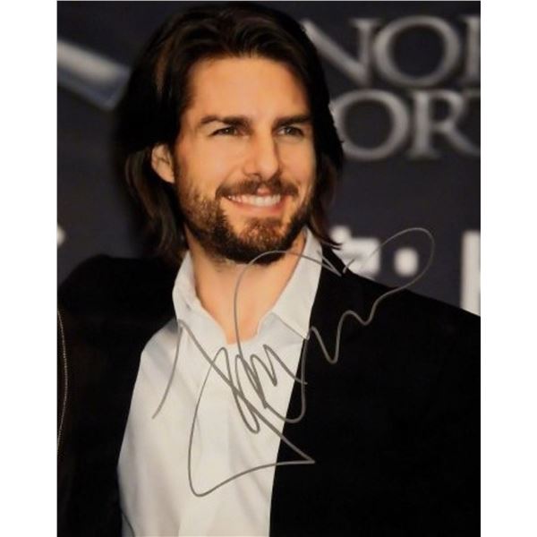 Tom Cruise signed portrait photo