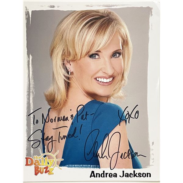 Andrea Jackson signed photo
