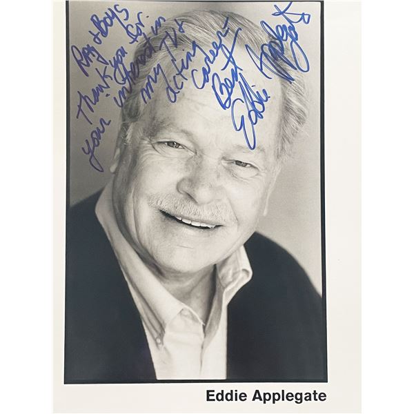 Eddie Applegate signed photo