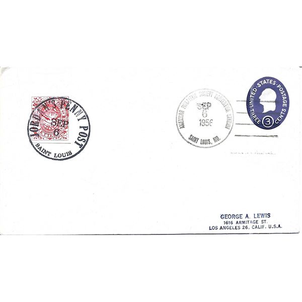 Jordan's Penny Post APS Convention First Day Cover