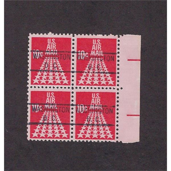 Rare USA Congressional Stamp block C78