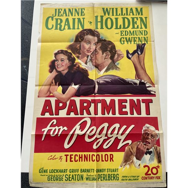 Apartment for Peggy 1948 vintage movie poster