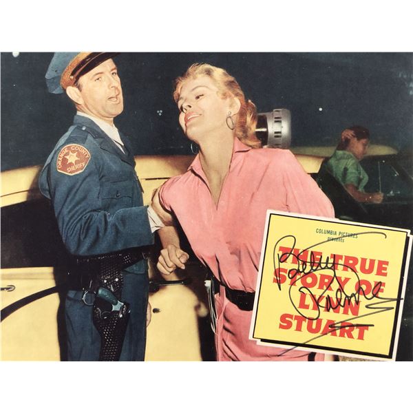 The True Story of Lynn Stuart signed lobby card