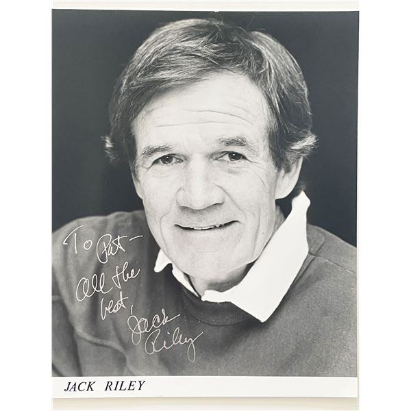 Jack Riley signed photo