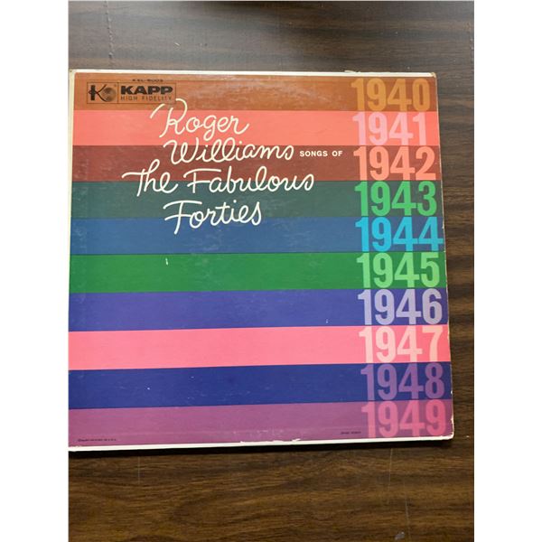 Songs Of The Fabulous Forties Roger Williams Album