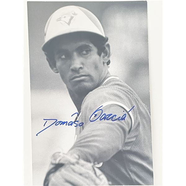 Damaso Garcia signed photo post card