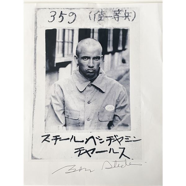 WW2 survivor Ben Steele signed photo