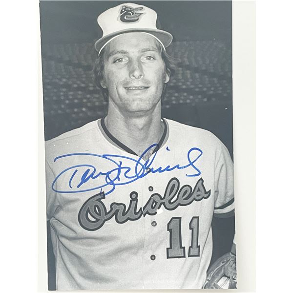 Doug DeCinces signed photo post card